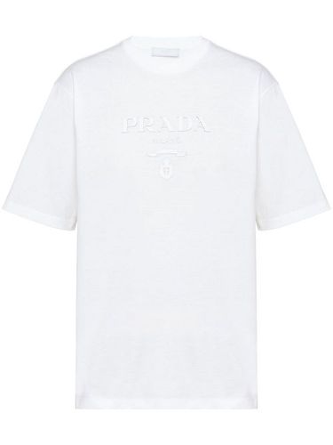 T-shirt à logo embossé - Prada - Modalova