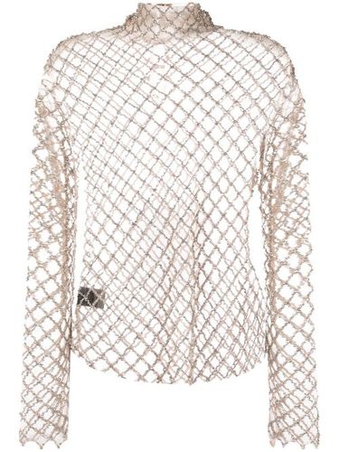 Haut en résille à ornements en cristal - ISABEL MARANT - Modalova