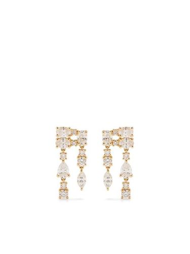 Boucles d'oreilles Maya en 18ct serties de diamants - Anita Ko - Modalova