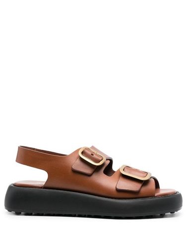 Sandales en cuir à double boucles - Tod's - Modalova