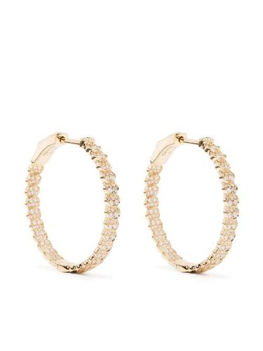 Créoles Luna en 18ct pavées de diamants - Anita Ko - Modalova