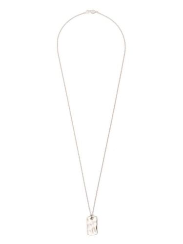Collier en chaîne à breloque martelée - DOWER AND HALL - Modalova