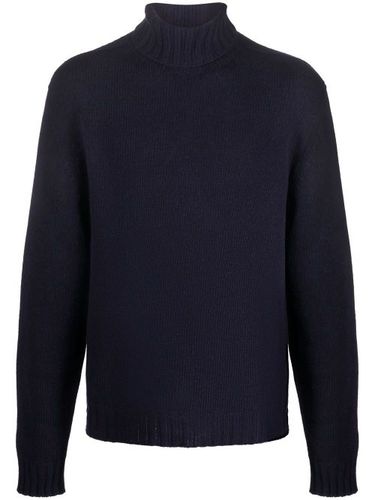 Pull en maille intarsia à col roulé - Palm Angels - Modalova