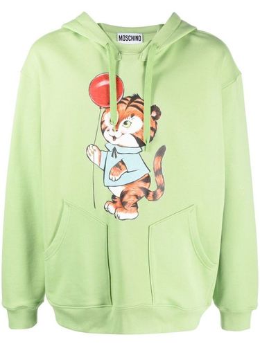 Hoodie à imprimé graphique - Moschino - Modalova