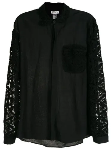 Chemise à détail en crochet - Amir Slama - Modalova
