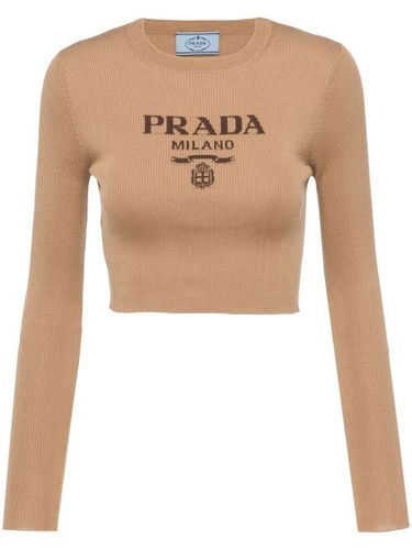 Haut en maille intarsia - Prada - Modalova