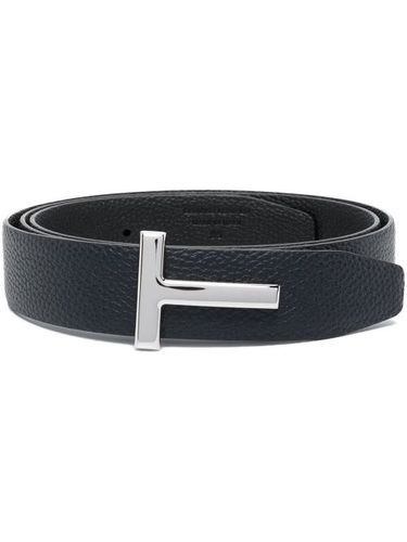 Ceinture en cuir à plaque logo - TOM FORD - Modalova