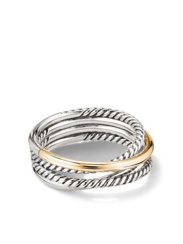 Bague Crossover en or 18ct et sterling (6,8 mm) - David Yurman - Modalova