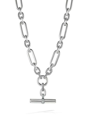 Collier Lexington en sterling pavé de diamants (9,8 mm) - David Yurman - Modalova