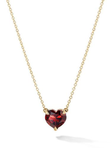 Collier Châtelaine Heart en 18ct serti de grenat (8 mm) - David Yurman - Modalova