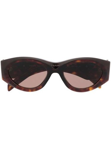 Lunettes de soleil à monture ovale - Prada Eyewear - Modalova