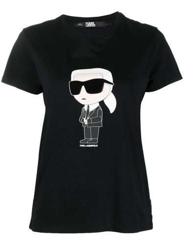 T-shirt Ikon K en coton biologique - Karl Lagerfeld - Modalova