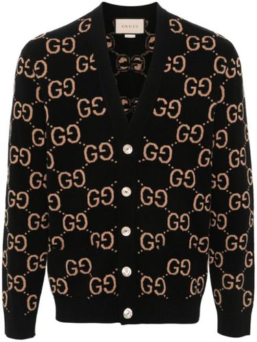 Cardigan en laine à motif GG - Gucci - Modalova