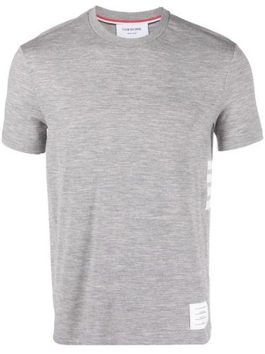 T-shirt à patch logo - Thom Browne - Modalova
