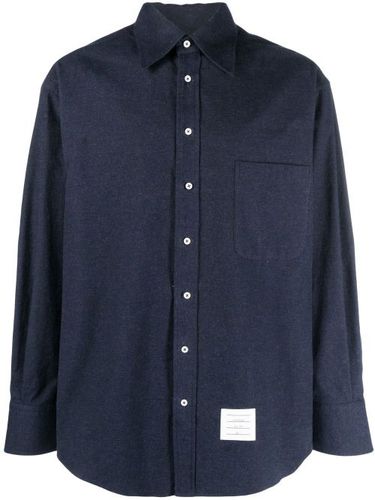 Chemise à patch logo - Thom Browne - Modalova