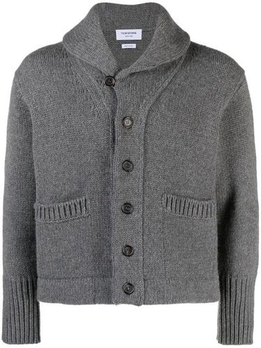 Cardigan en maille à col châle - Thom Browne - Modalova