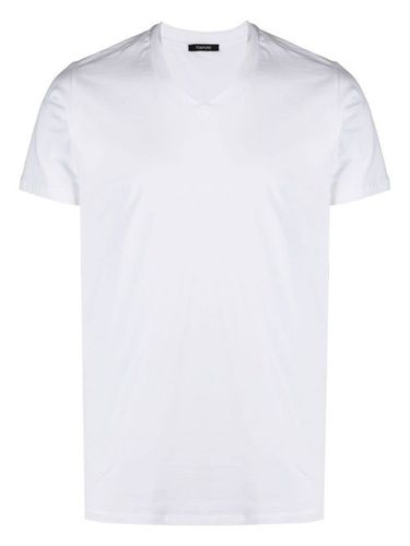 TOM FORD t-shirt à col v - Blanc - TOM FORD - Modalova