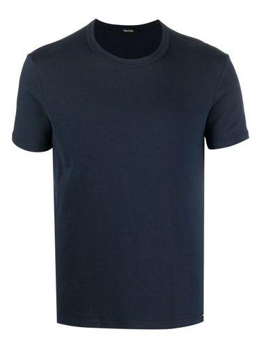 T-shirt en coton stretch à col rond - TOM FORD - Modalova