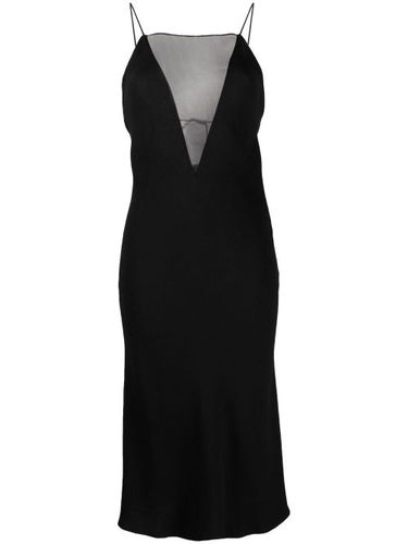 Robe mi-longue en crêpe de soie - Stella McCartney - Modalova