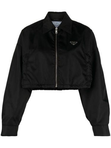Veste Re-Nylon à coupe crop - Prada - Modalova