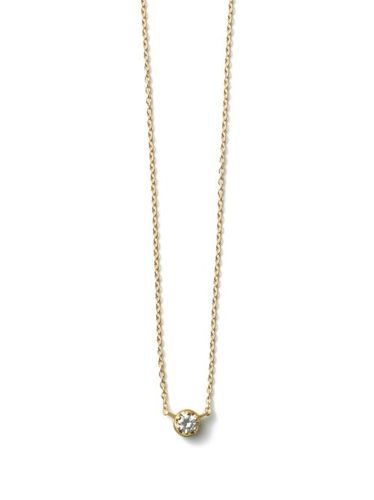 Collier One Stone en 18ct pavé de diamants - Shihara - Modalova