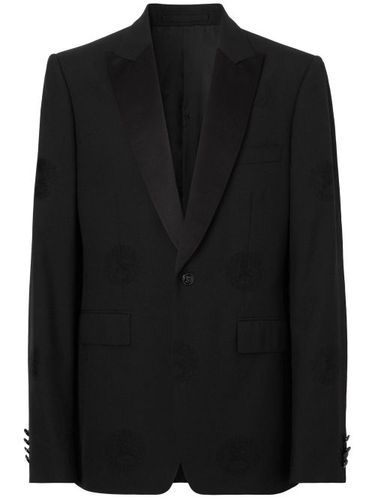 Veste de smoking à motif Oak Leaf Crest en jacquard - Burberry - Modalova