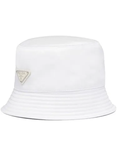 Prada bob à plaque logo - Blanc - Prada - Modalova