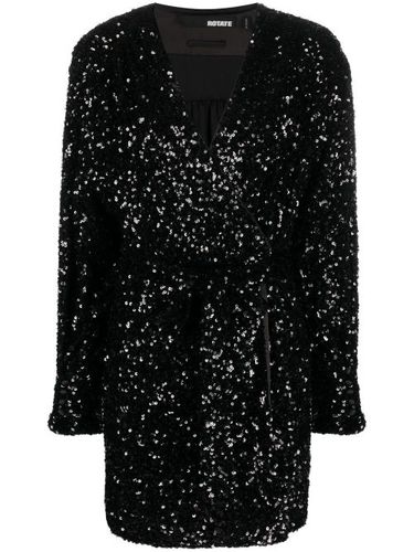 Robe portefeuille courte à sequins brodés - ROTATE BIRGER CHRISTENSEN - Modalova