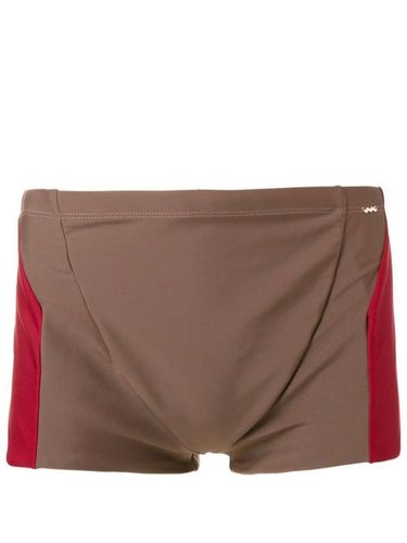 Maillot de bain à design bicolore - Amir Slama - Modalova