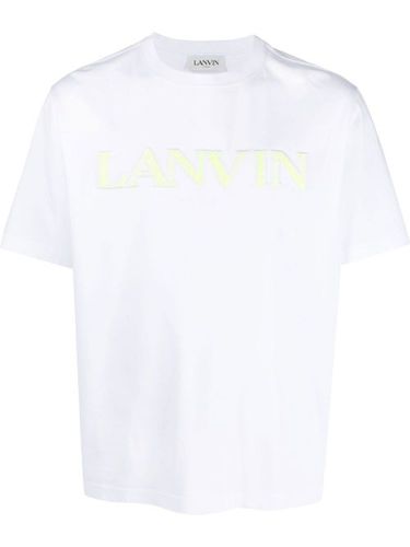 T-shirt en coton à logo en relief - Lanvin - Modalova