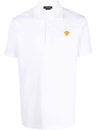 Polo à logo Medusa brodé - Versace - Modalova