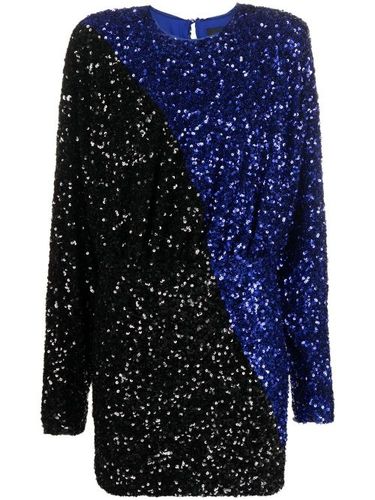 Robe courte bicolore brodée de sequins - ROTATE BIRGER CHRISTENSEN - Modalova