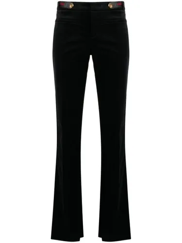 Pantalon en velours à coupe slim - Gucci - Modalova