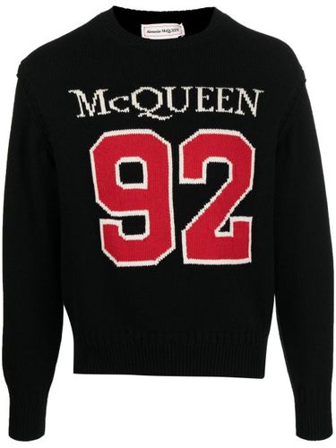 Pull en maille intarsia - Alexander McQueen - Modalova