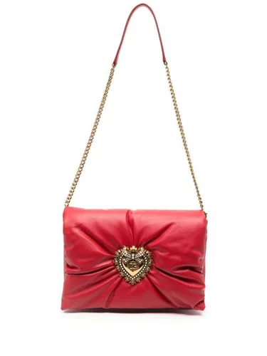Sac porté épaule à plaque logo - Dolce & Gabbana - Modalova