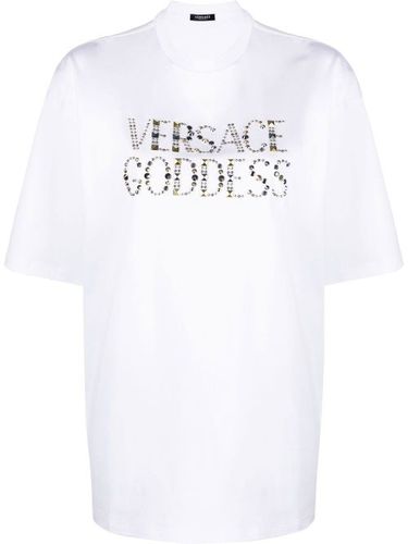 T-shirt à imprimé Goddess - Versace - Modalova