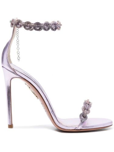 Sandales 110 mm à ornements en cristal - Aquazzura - Modalova