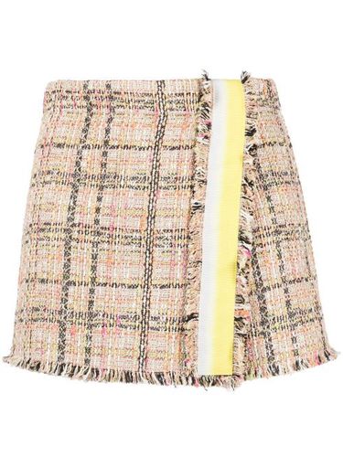 Minijupe en tweed à bords francs - MSGM - Modalova