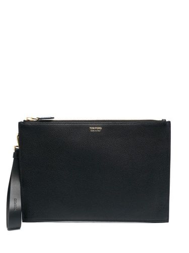 TOM FORD pochette à logo - Noir - TOM FORD - Modalova