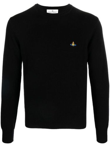 Pull en maille fine à logo Orb brodé - Vivienne Westwood - Modalova