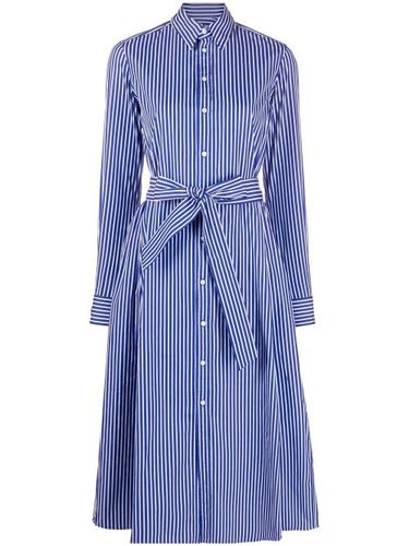 Robe-chemise rayée à taille ceinturée - Polo Ralph Lauren - Modalova