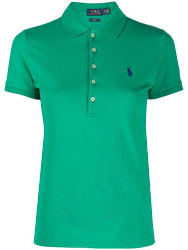 Polo ajusté à logo brodé - Polo Ralph Lauren - Modalova