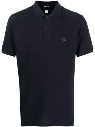 Polo à logo poitrine - C.P. Company - Modalova