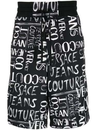 Short de sport à logo imprimé - Versace Jeans Couture - Modalova