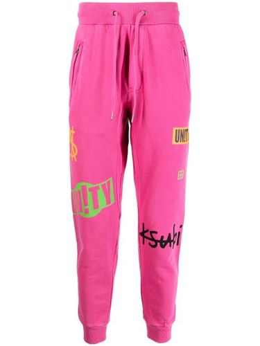Pantalon de jogging en coton à logo imprimé - Ksubi - Modalova