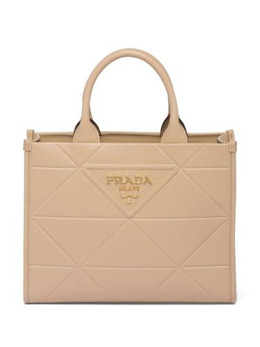 Sac à main médium en cuir - Prada - Modalova