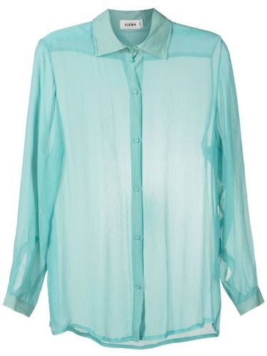 Chemise transparente en soie à effet froissé - Amir Slama - Modalova