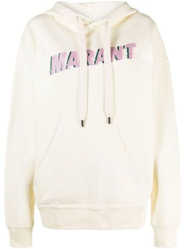 Hoodie en coton à logo imprimé - MARANT ÉTOILE - Modalova