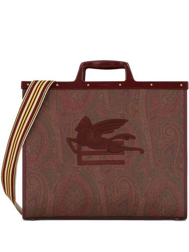 Sac cabas brodé à motif cachemire - ETRO - Modalova