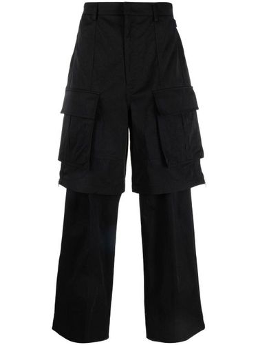 Pantalon droit à poches cargo - Juun.J - Modalova